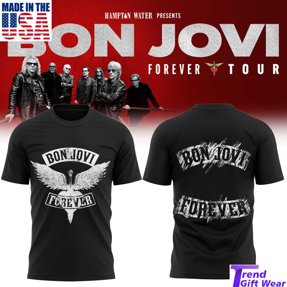 Bon Jovi - Forever Tour 2026 Limited T-Shirt, Gifts For Fans