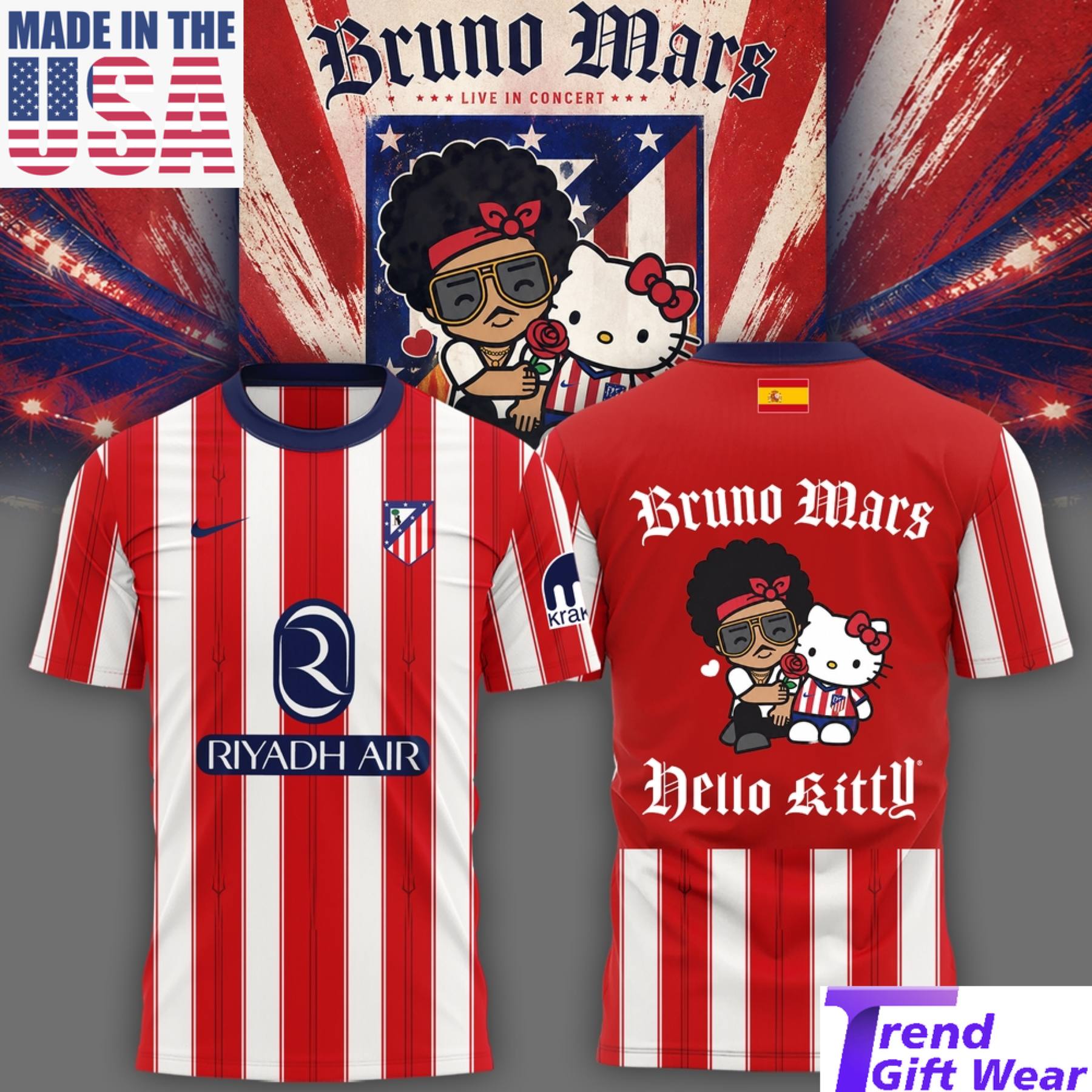 Bruno Mars The Romantic Tour 2026 Madrid Spain Limited Edition