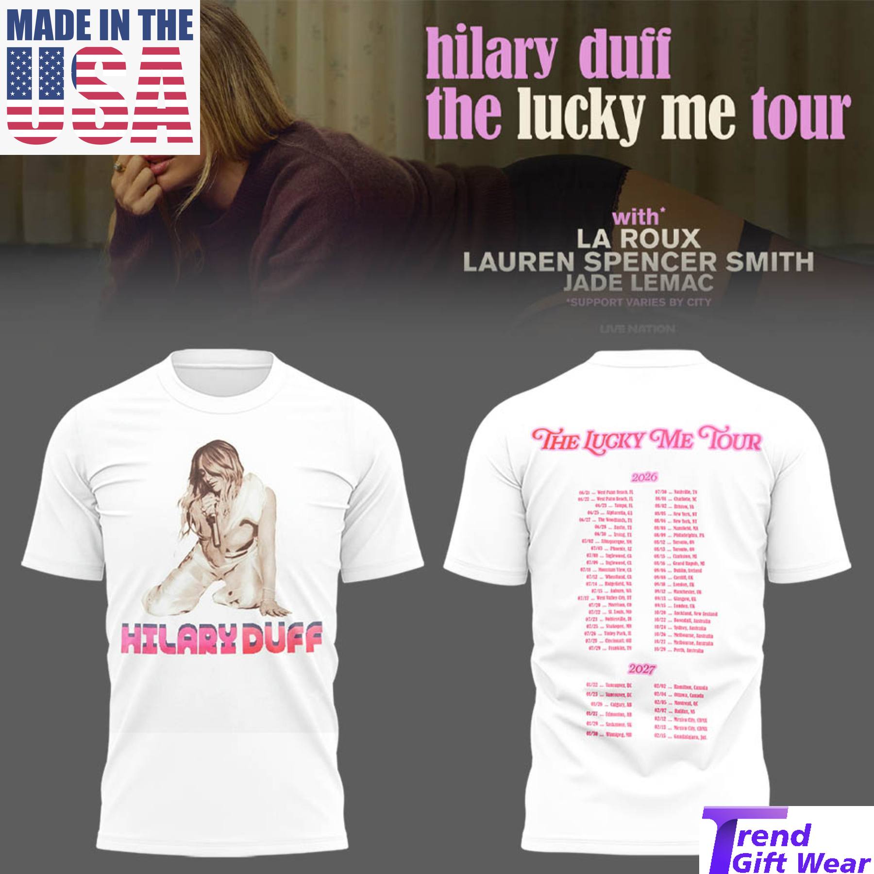 The Lucky Me Tour 2026 Collector Edition Graphic T Shirt, Gifts